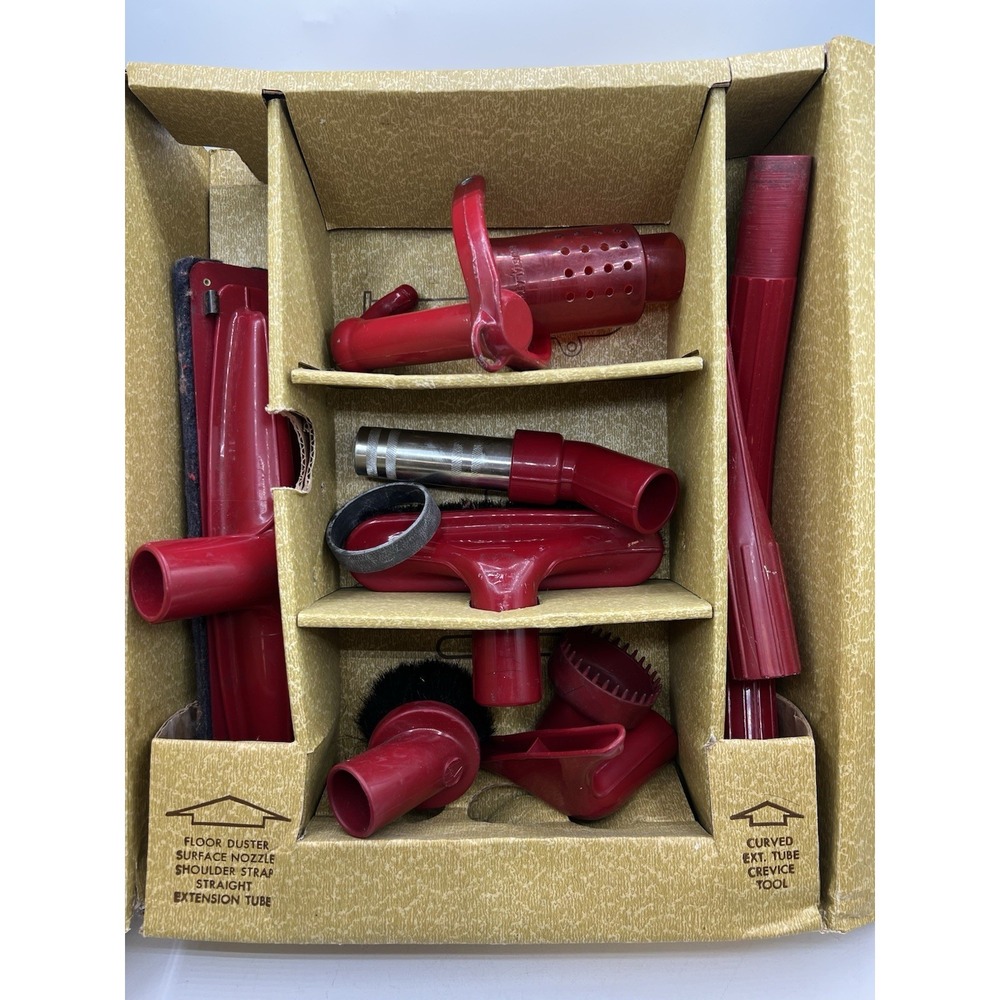 Vintage Kirby Classic Vacuum Accessories Attachments Box
